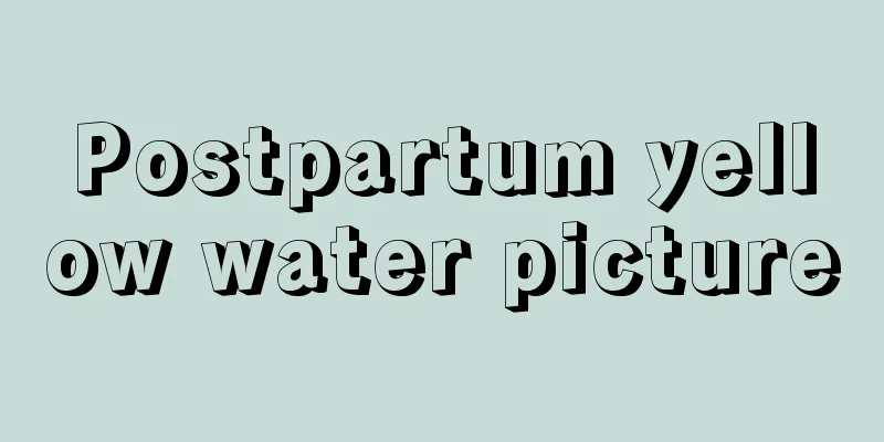 Postpartum yellow water picture