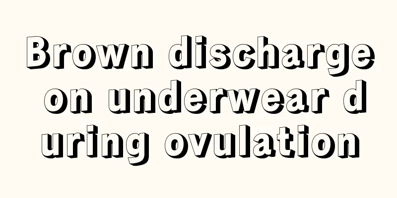 Brown discharge on underwear during ovulation