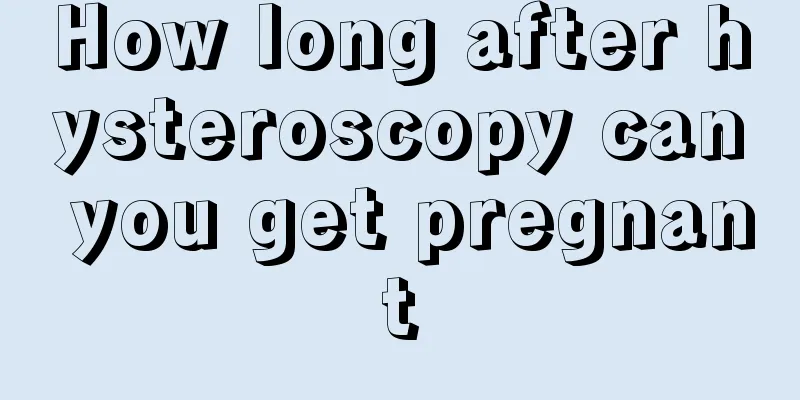 How long after hysteroscopy can you get pregnant