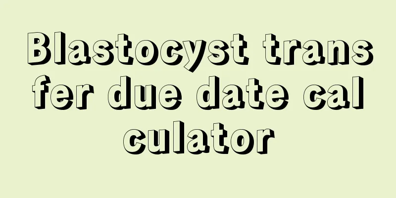 Blastocyst transfer due date calculator