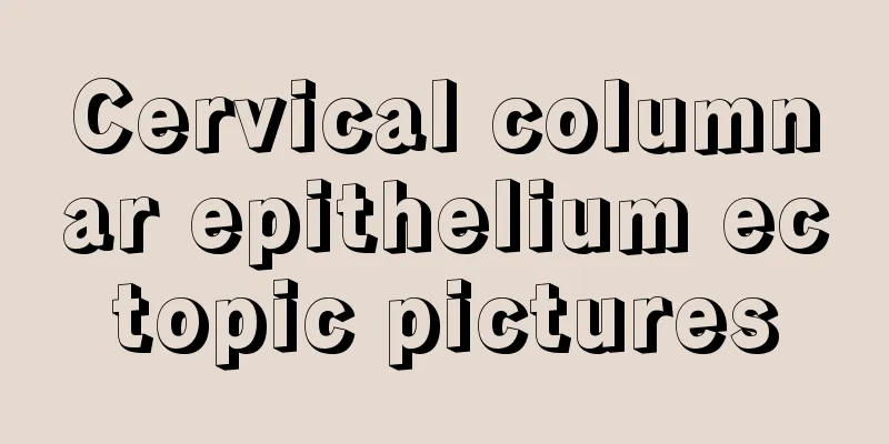 Cervical columnar epithelium ectopic pictures