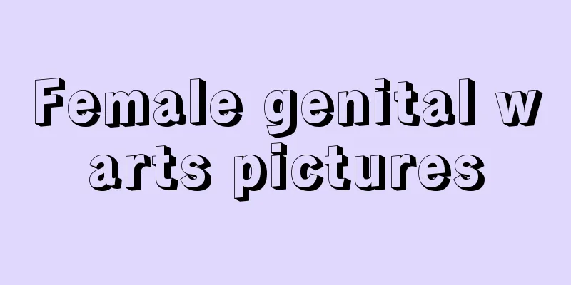 Female genital warts pictures