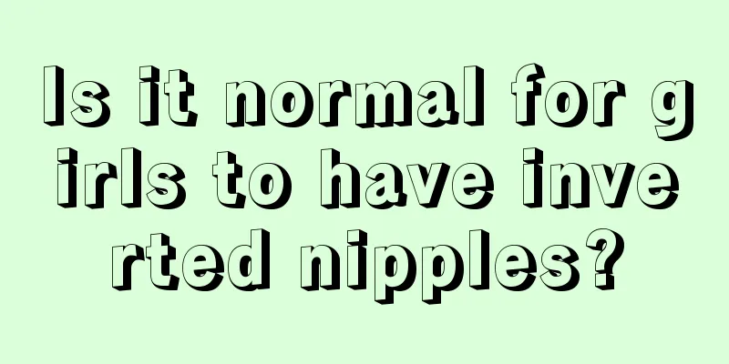 Is it normal for girls to have inverted nipples?