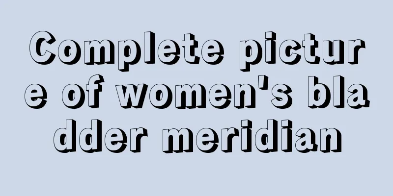 Complete picture of women's bladder meridian