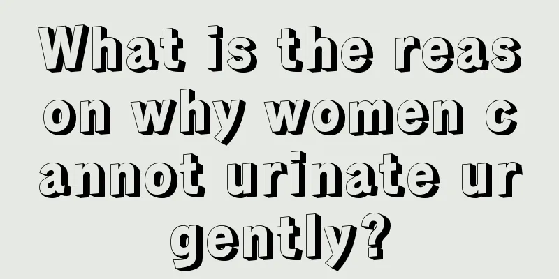 What is the reason why women cannot urinate urgently?