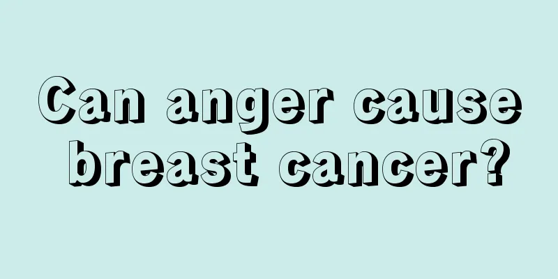 Can anger cause breast cancer?