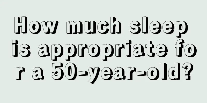 How much sleep is appropriate for a 50-year-old?