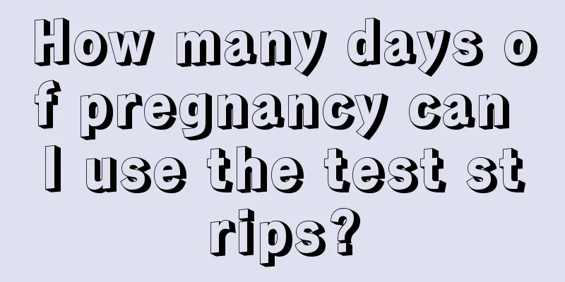 How many days of pregnancy can I use the test strips?