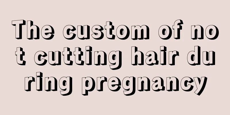 The custom of not cutting hair during pregnancy