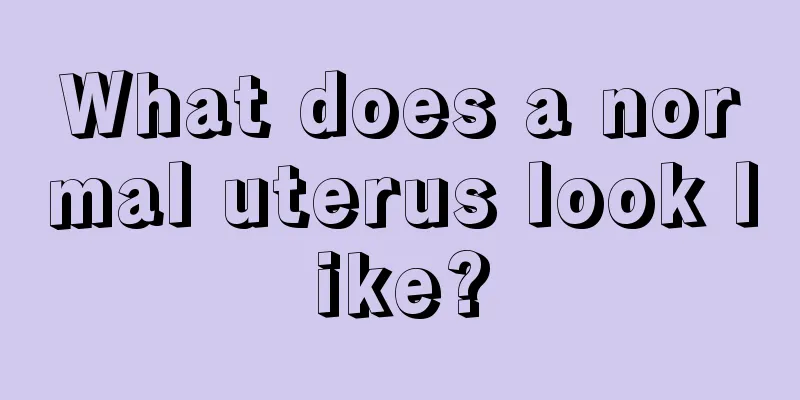 What does a normal uterus look like?