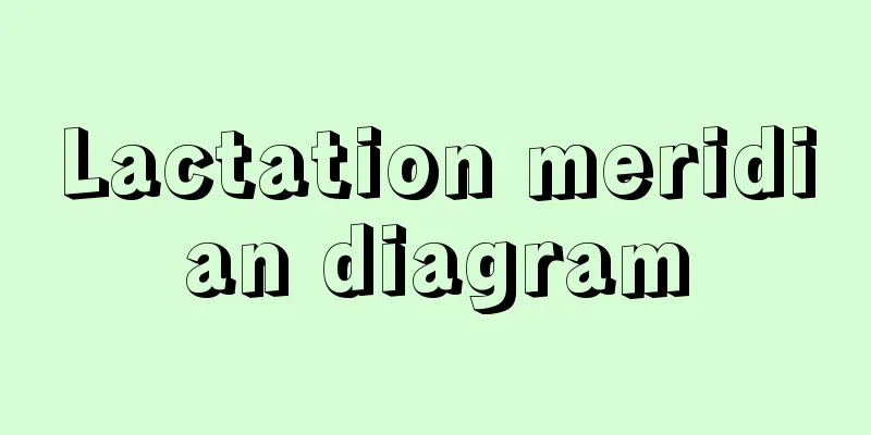 Lactation meridian diagram