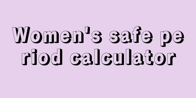 Women's safe period calculator