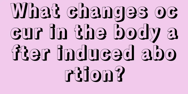 What changes occur in the body after induced abortion?