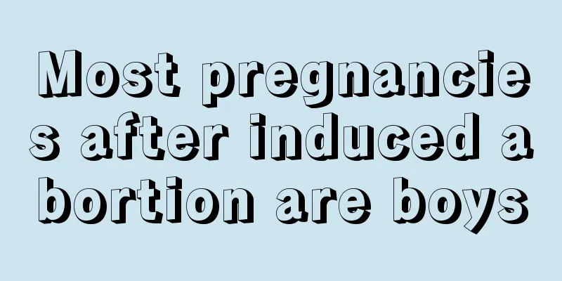 Most pregnancies after induced abortion are boys