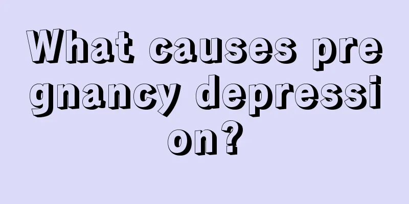 What causes pregnancy depression?