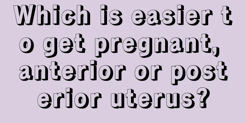 Which is easier to get pregnant, anterior or posterior uterus?