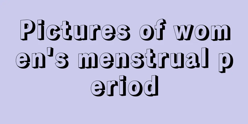 Pictures of women's menstrual period