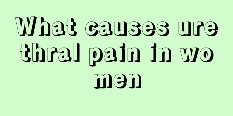 What causes urethral pain in women