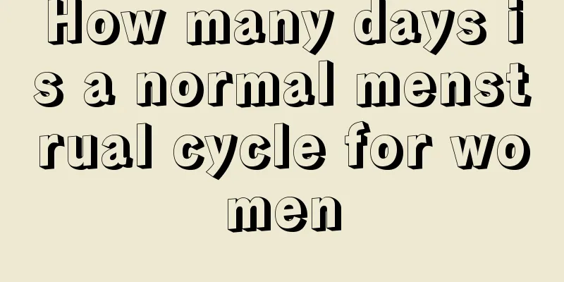 How many days is a normal menstrual cycle for women