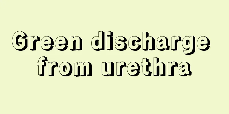 Green discharge from urethra