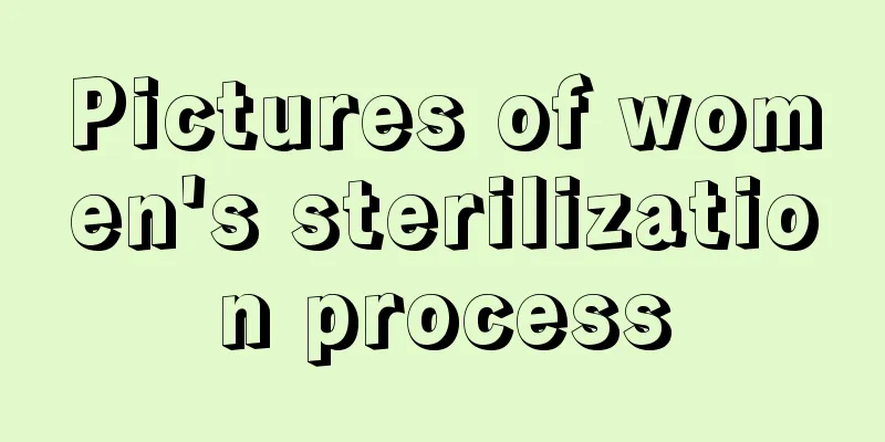 Pictures of women's sterilization process