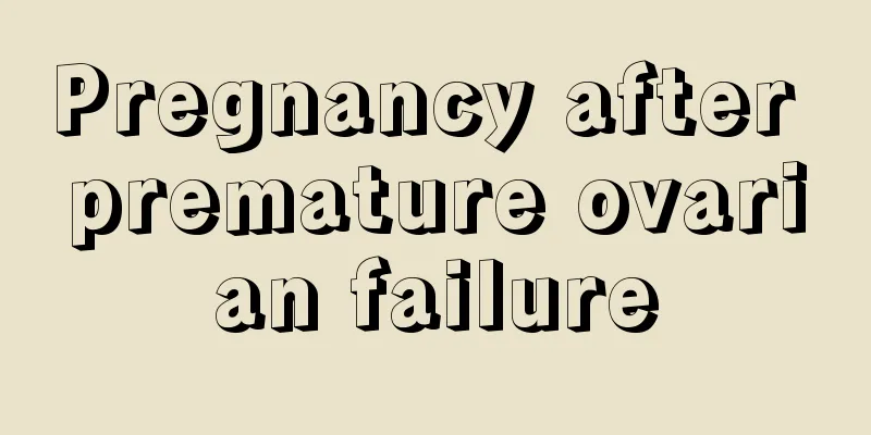 Pregnancy after premature ovarian failure