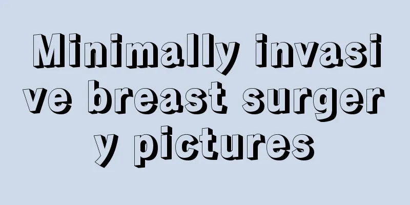 Minimally invasive breast surgery pictures