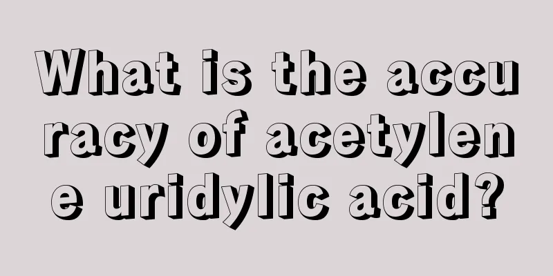 What is the accuracy of acetylene uridylic acid?