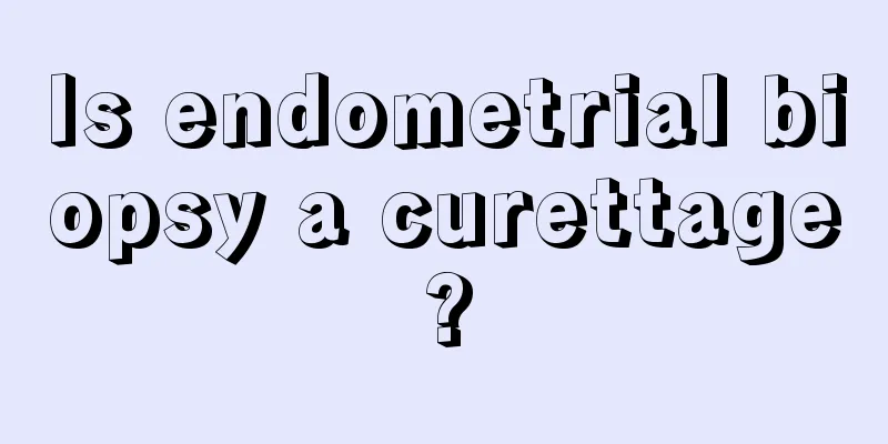 Is endometrial biopsy a curettage?