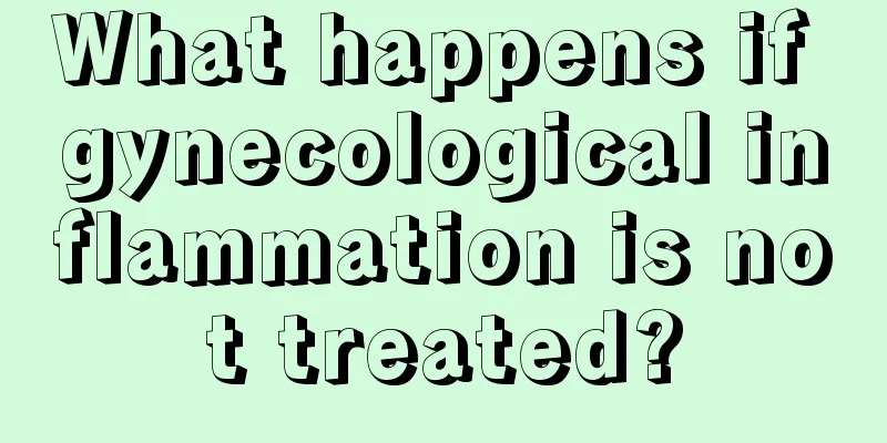 What happens if gynecological inflammation is not treated?