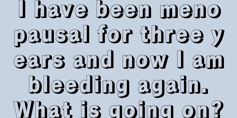 I have been menopausal for three years and now I am bleeding again. What is going on?