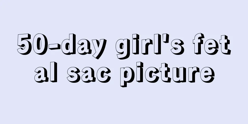 50-day girl's fetal sac picture