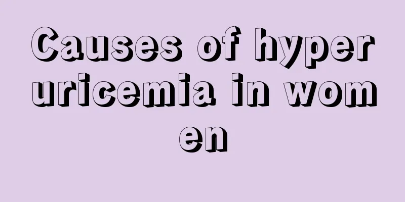 Causes of hyperuricemia in women