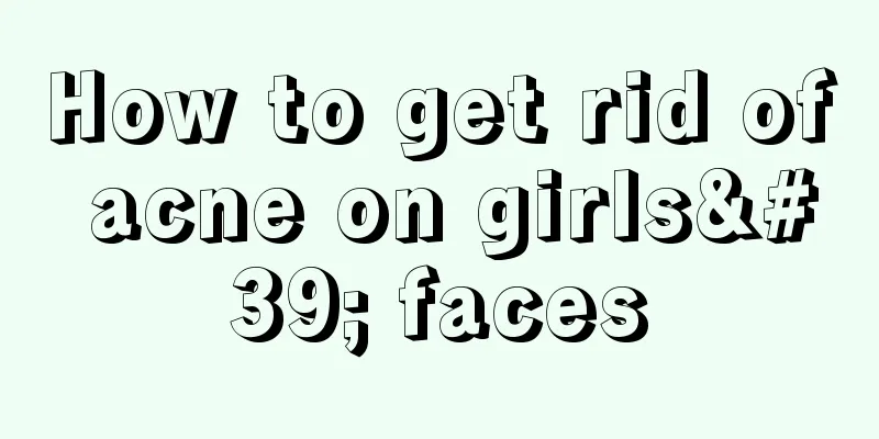 How to get rid of acne on girls' faces