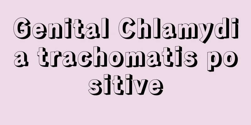 Genital Chlamydia trachomatis positive