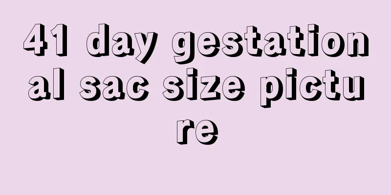 41 day gestational sac size picture