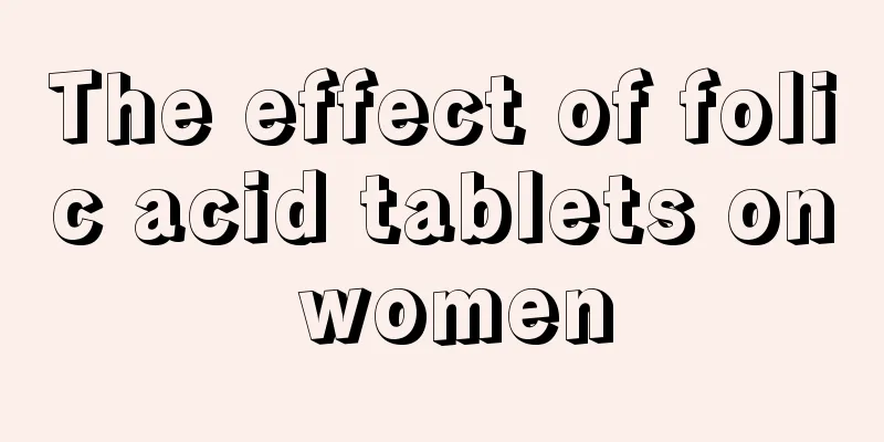 The effect of folic acid tablets on women