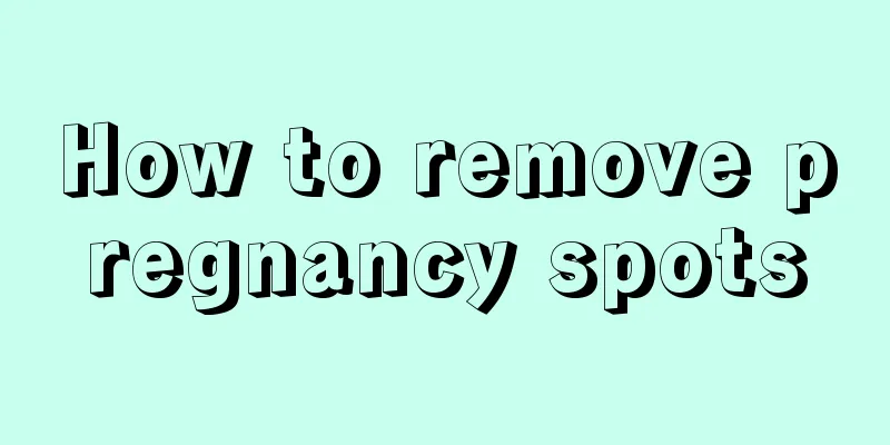 How to remove pregnancy spots