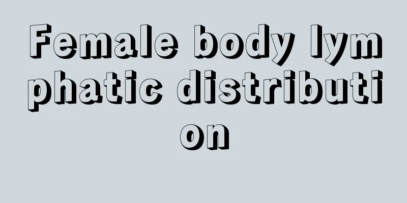 Female body lymphatic distribution