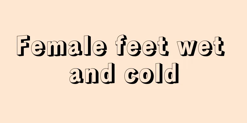 Female feet wet and cold