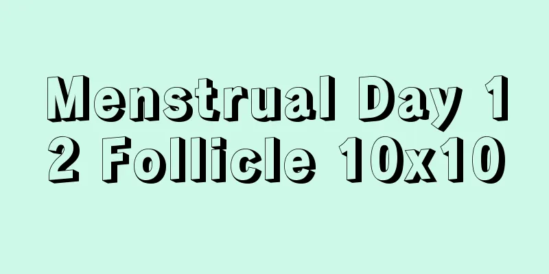 Menstrual Day 12 Follicle 10x10