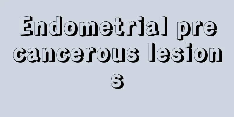 Endometrial precancerous lesions