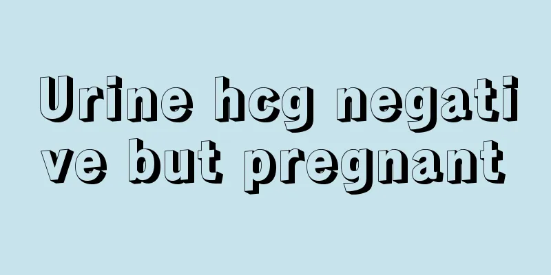 Urine hcg negative but pregnant