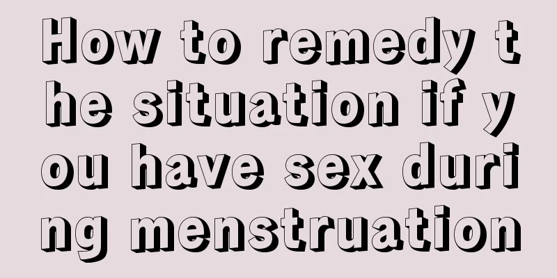 How to remedy the situation if you have sex during menstruation