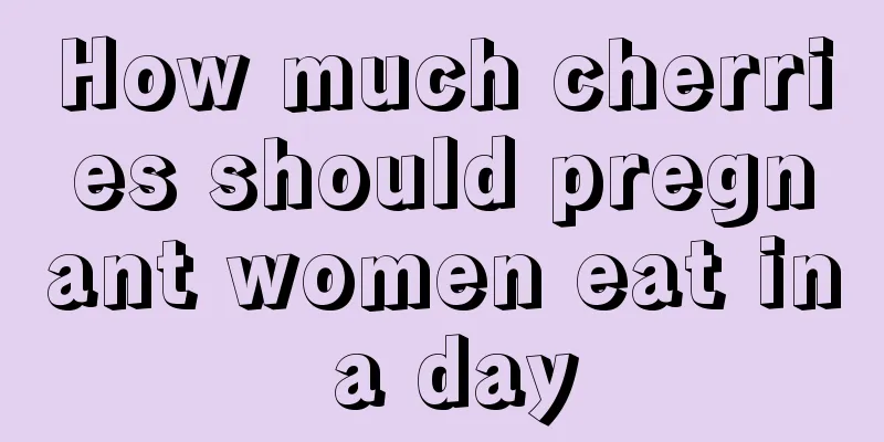 How much cherries should pregnant women eat in a day