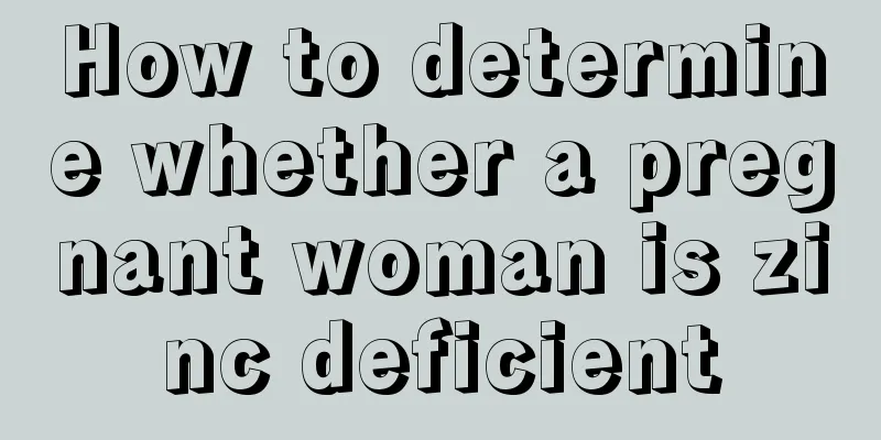 How to determine whether a pregnant woman is zinc deficient