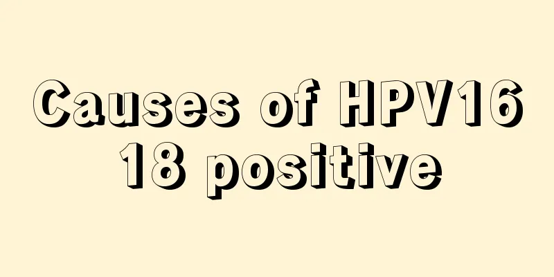 Causes of HPV1618 positive