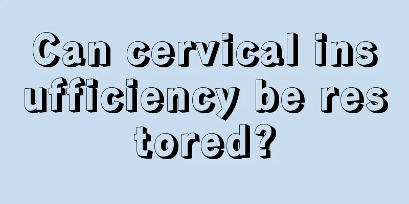 Can cervical insufficiency be restored?