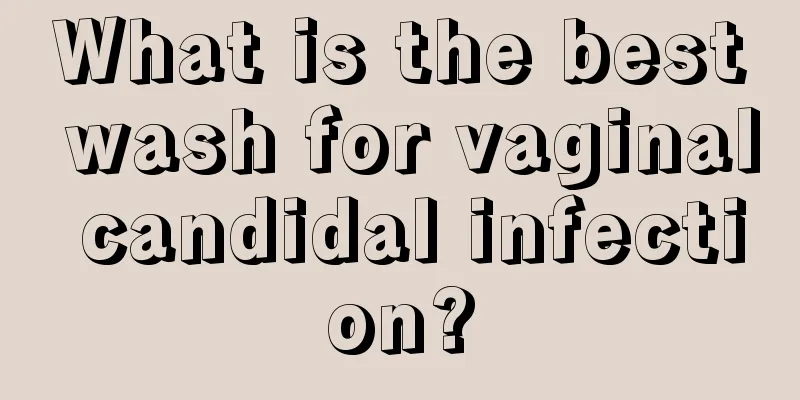 What is the best wash for vaginal candidal infection?