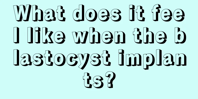 What does it feel like when the blastocyst implants?